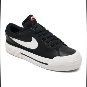 Nike Women's Court Legacy Lift Platform Casual Sneakers - Size 10